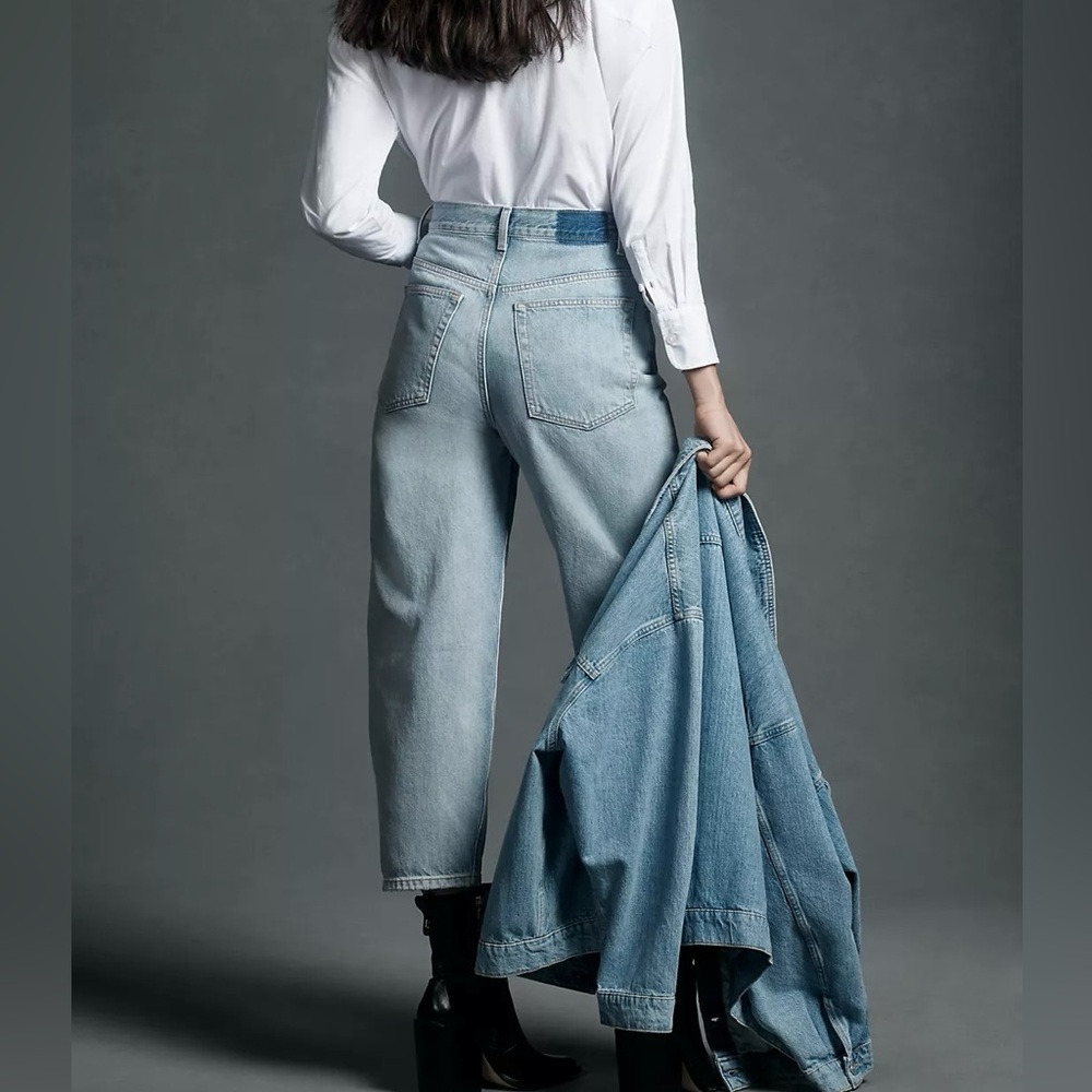 Etica NWT Erin Relaxed Taper Jeans in Day Break